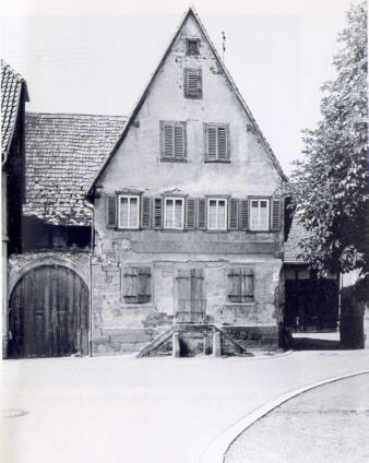 Hier lebte Friederike Hauffe
von 1821 bis 1826 mit ihrem Mann.
Das Gebäude wurde abgebrochen.